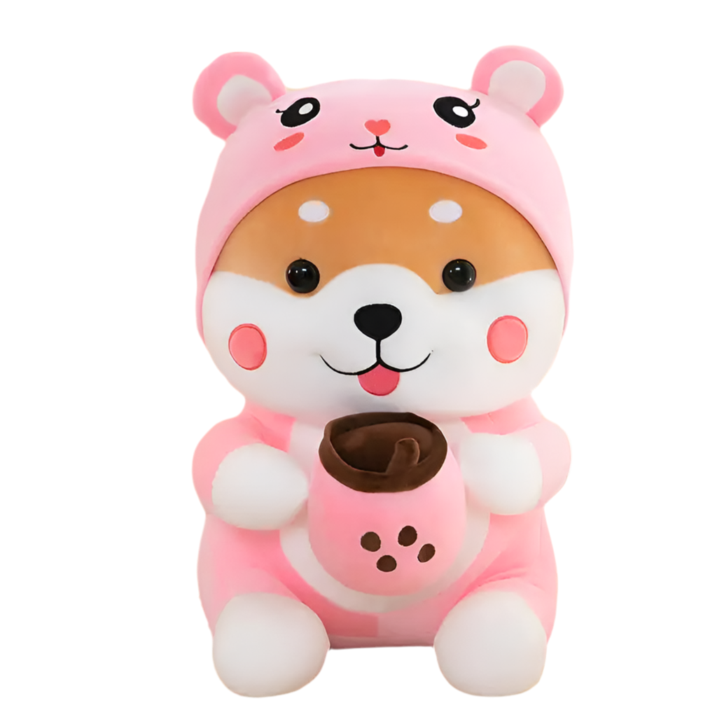 Cozy Boba Shiba Plush