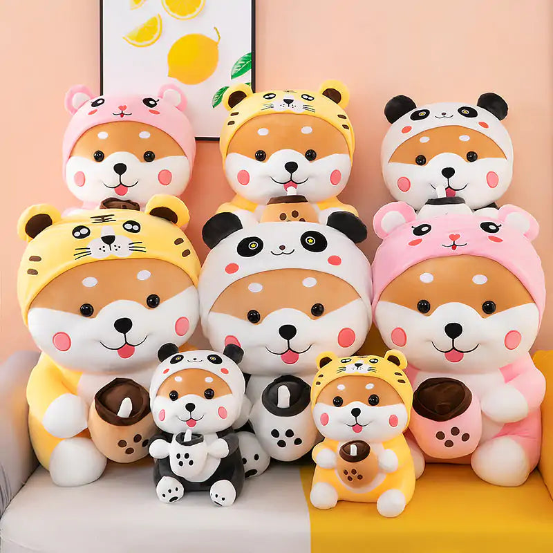 Cozy Boba Shiba Plush