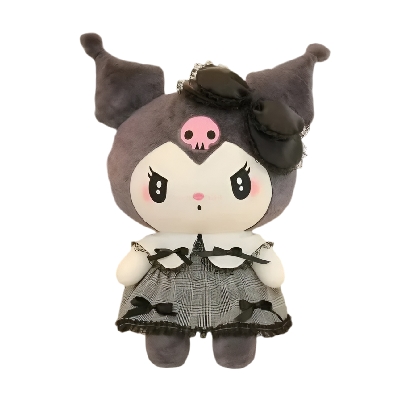 Cozy Black Kuromi/My Melody Plushies