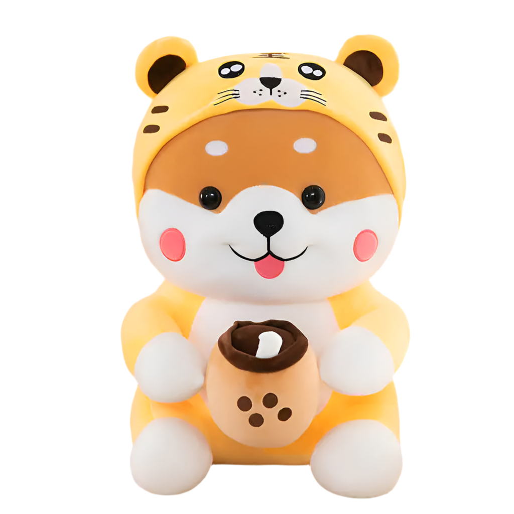 Cozy Boba Shiba Plush