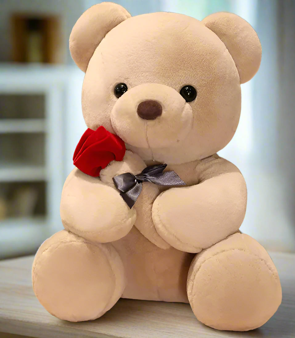 Cozy Rose Bear Plush