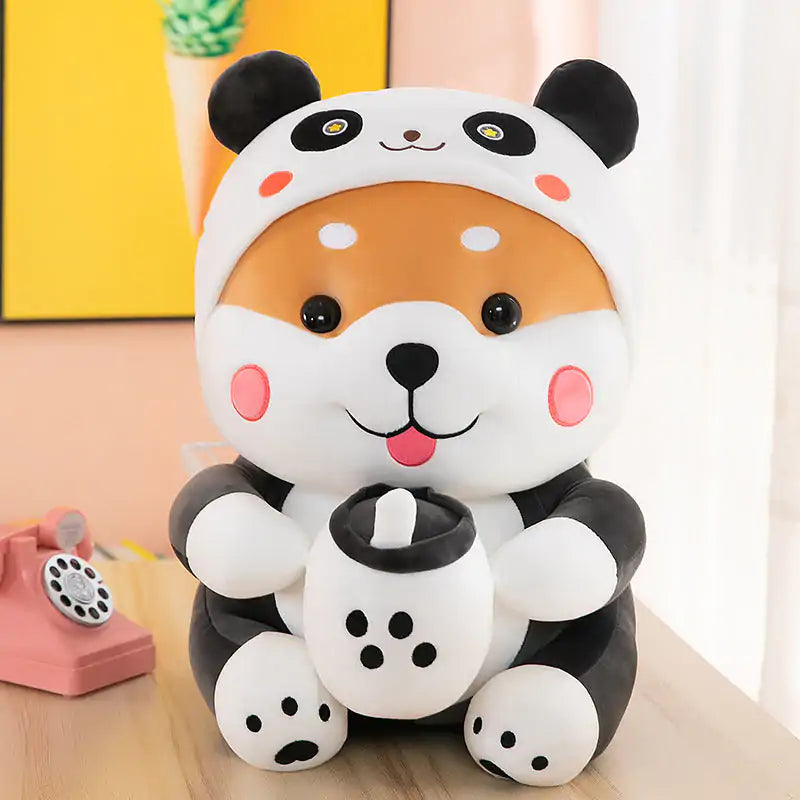 Cozy Boba Shiba Plush
