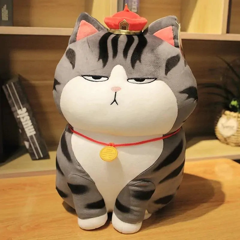 Cozy Moody Kawaii Cat Plush