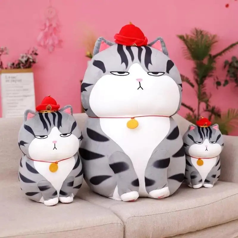 Cozy Moody Kawaii Cat Plush