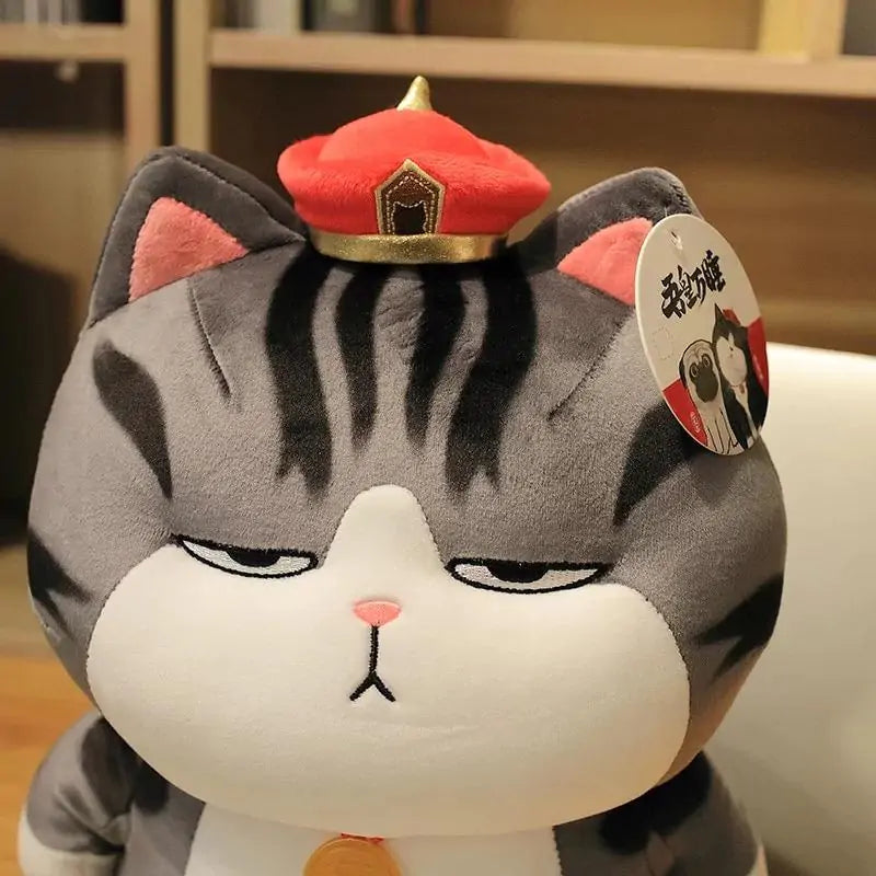 Cozy Moody Kawaii Cat Plush